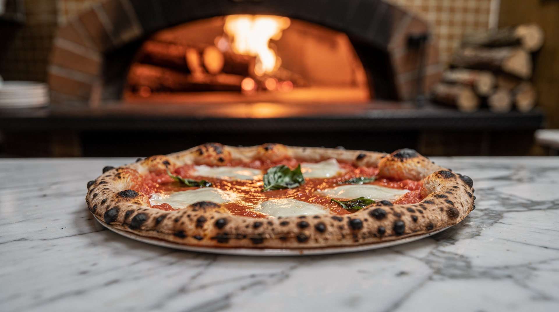 Lo que aprendí estirando masa con un pizzaiolo napolitano — Clase de pizza en Nápoles en primera persona — la masa, el horneado de 90 segund