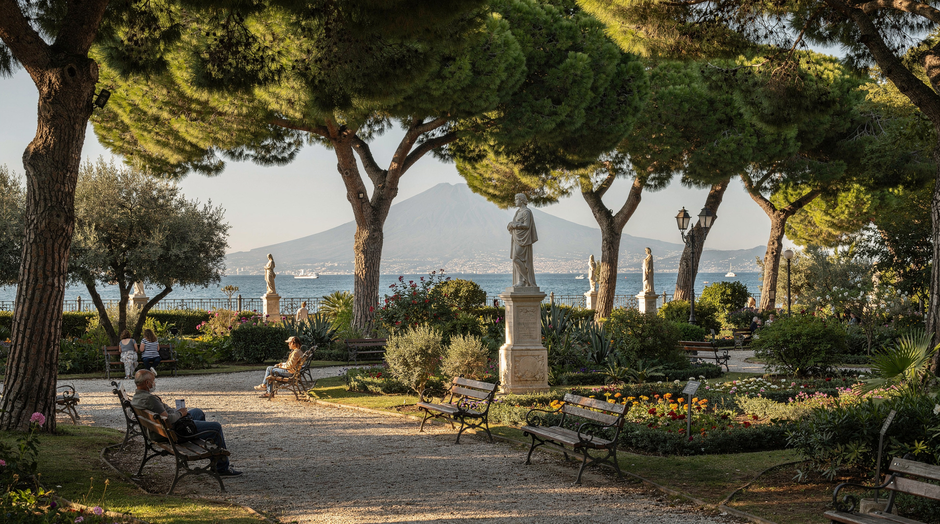 Jardines y parques en Nápoles y Campania: espacios verdes que merece la pena visitar — Mejores jardines de Nápoles y Campania: Villa Floridiana, Capodimonte, jardines 