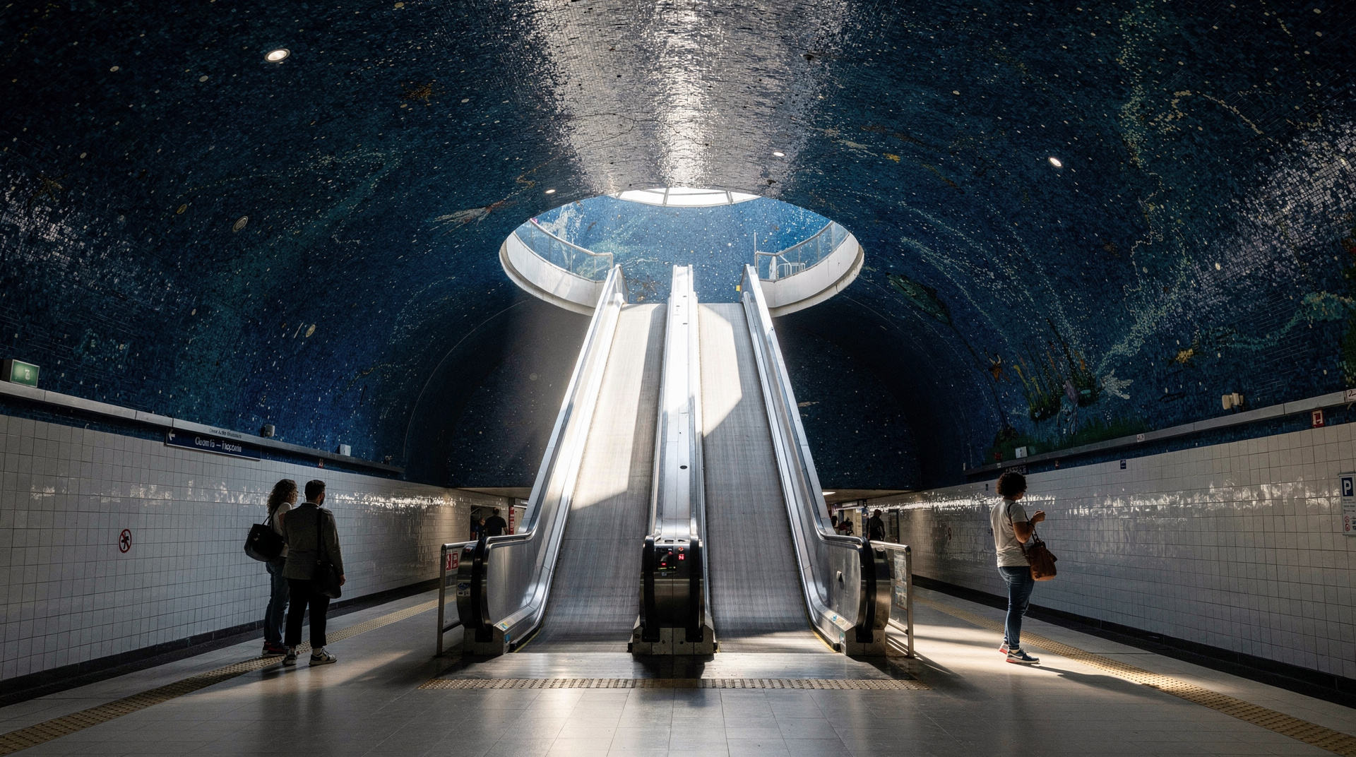 Las estaciones de arte del metro de Nápoles: las galerías subterráneas de la Línea 1 — Estaciones de arte del metro de Nápoles Línea 1. Guía de Toledo, Municipio, Univ