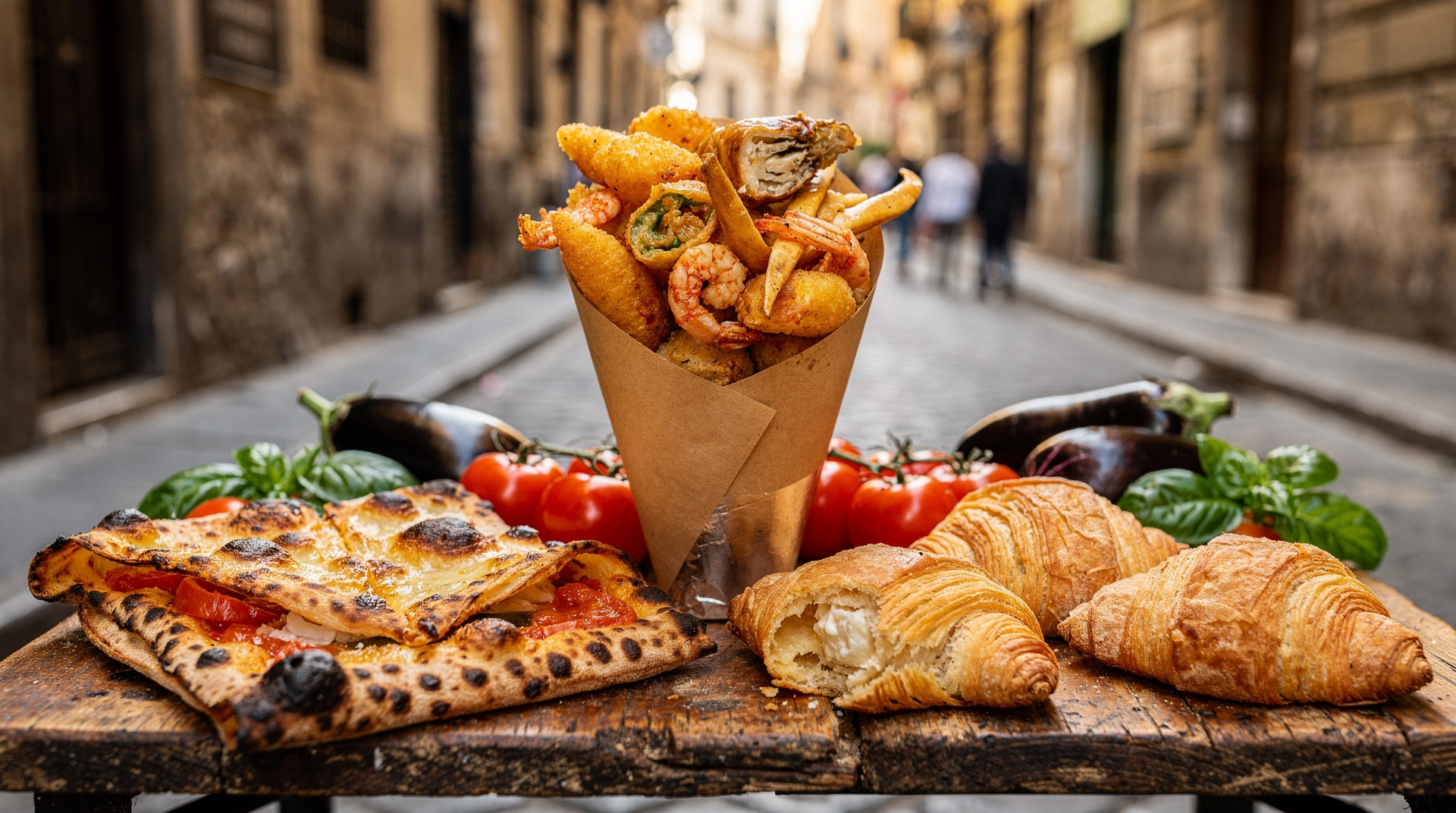Nápoles con presupuesto gastronómico — Come muy bien en Nápoles con 20-30 € al día. Precios reales de pizza, comida cal