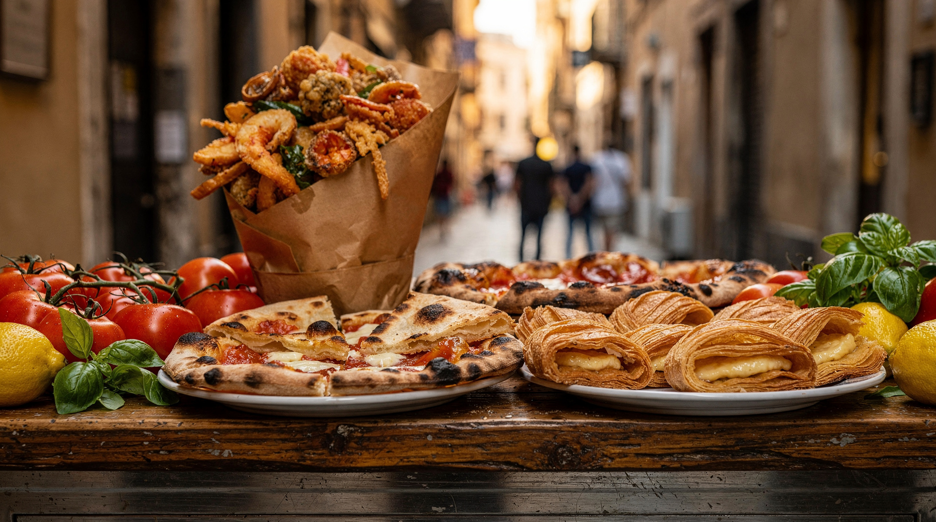 Dónde comer en Spaccanapoli — Dónde comer en Spaccanapoli y Via dei Tribunali: pizza, comida callejera, pastel